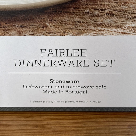 Threshold Dining 6pc Stoneware Fairlee Dinnerware Set Threshold